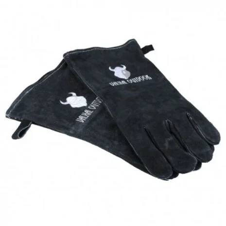 Valhal Outdoors BBQ Accessoire Handschoen Suede Vuurvast Set