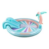 Swim essentials speelzwembad met glijbaan regenboog