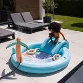 Swim essentials speelzwembad met glijbaan regenboog