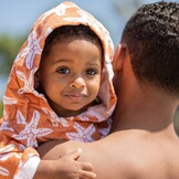 Strandponcho Zeesterren