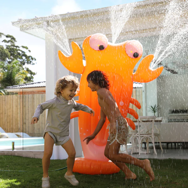 Waterpret in het zwembad