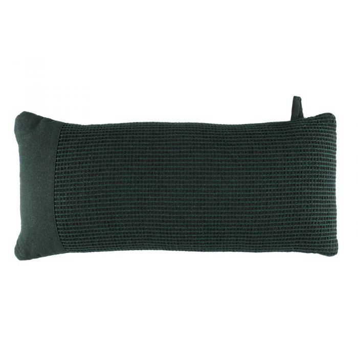 Rento Saunakussen Kenno 50x22 cm zwart/donkergroen