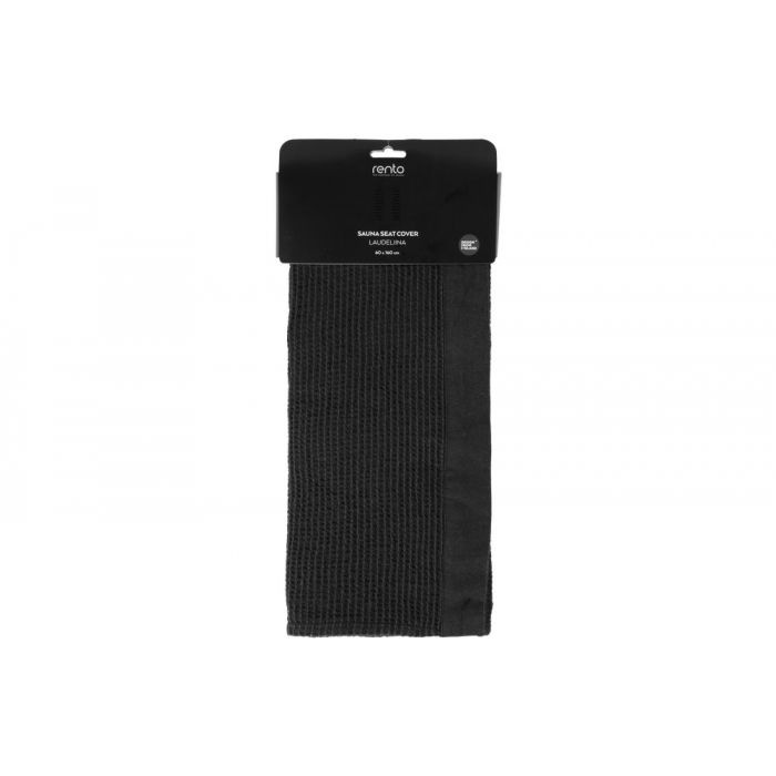 Rento sauna cover Kenno 60x160 cm zwart/donkergroen