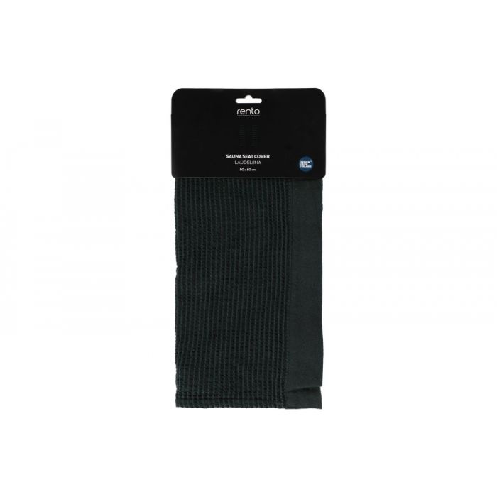 Rento sauna cover Kenno 50x60 cm zwart/donkergroen
