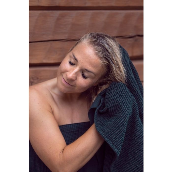 Rento handdoek 90x180cm donkergroen