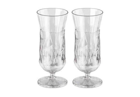 Koziol superglas club No.17 cocktailglas 400 ml set van 2 stuks