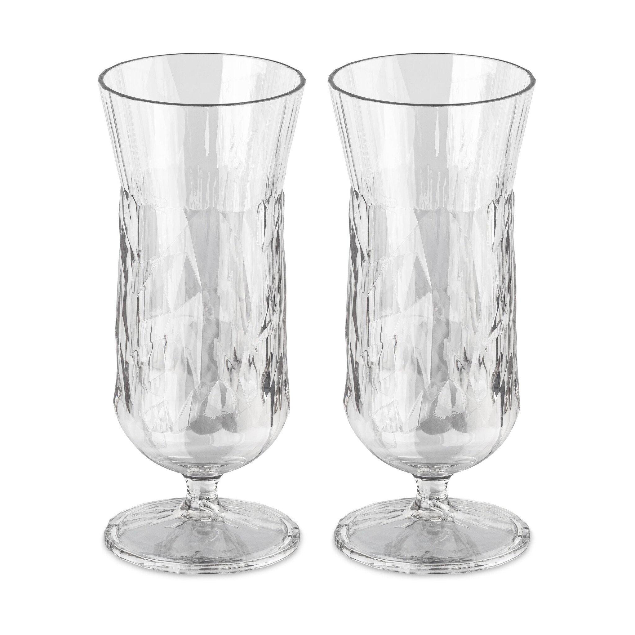 Koziol superglas club No.17 cocktailglas 400 ml set van 2 stuks