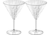 Koziol superglas club No.12 martiniglas 250 ml set van 2 stuks