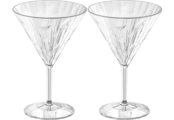 Koziol superglas club No.12 martiniglas 250 ml set van 2 stuks