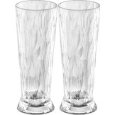 Koziol superglas club No.11 bierglas 500 ml set van 2 stuks