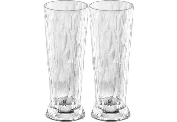 Koziol superglas club No.11 bierglas 500 ml set van 2 stuks