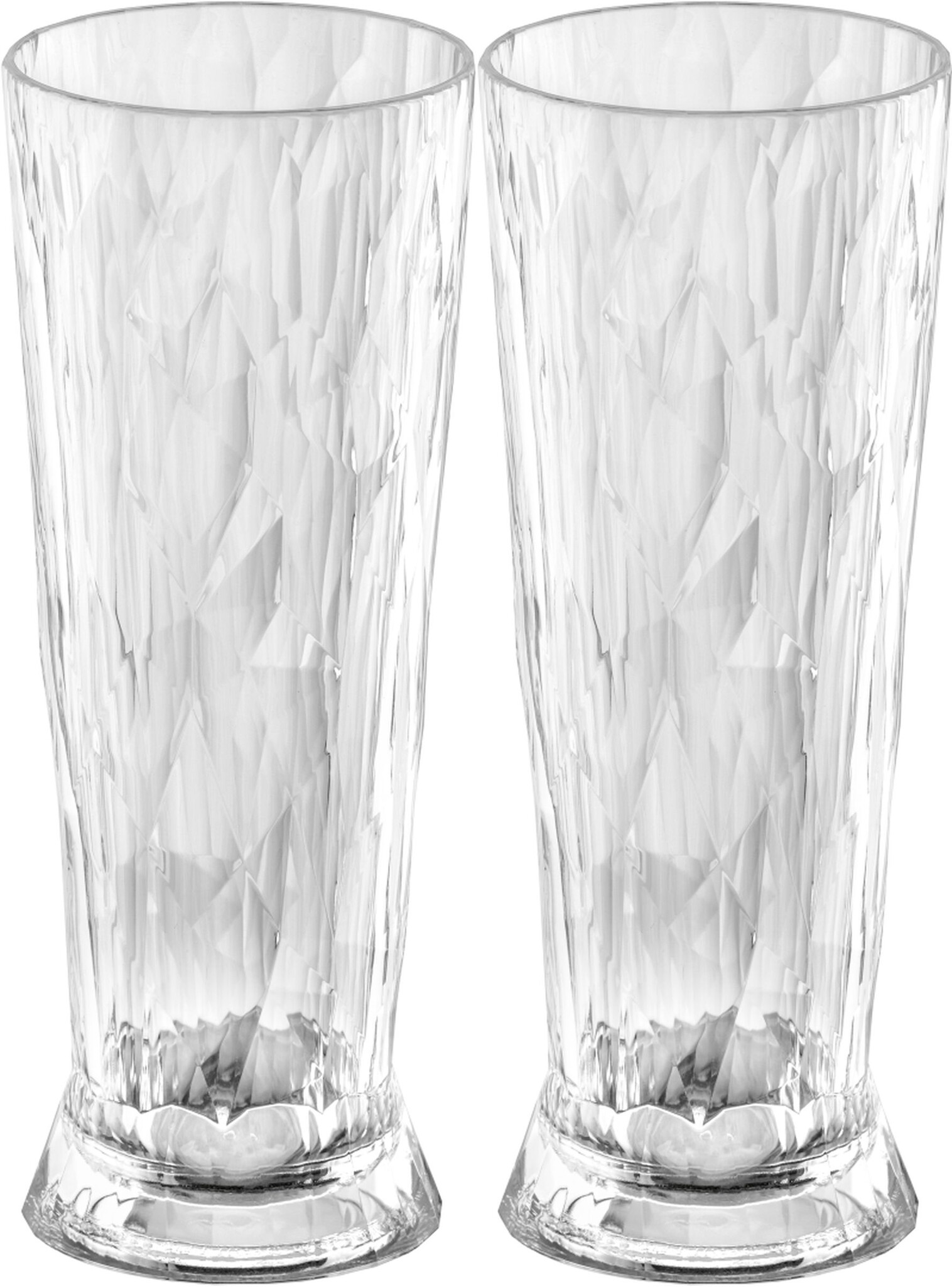 Koziol superglas club No.11 bierglas 500 ml set van 2 stuks