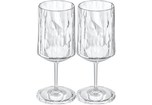 Koziol superglas club No. 04  wijnglas 300 ml- set van 2 stuks