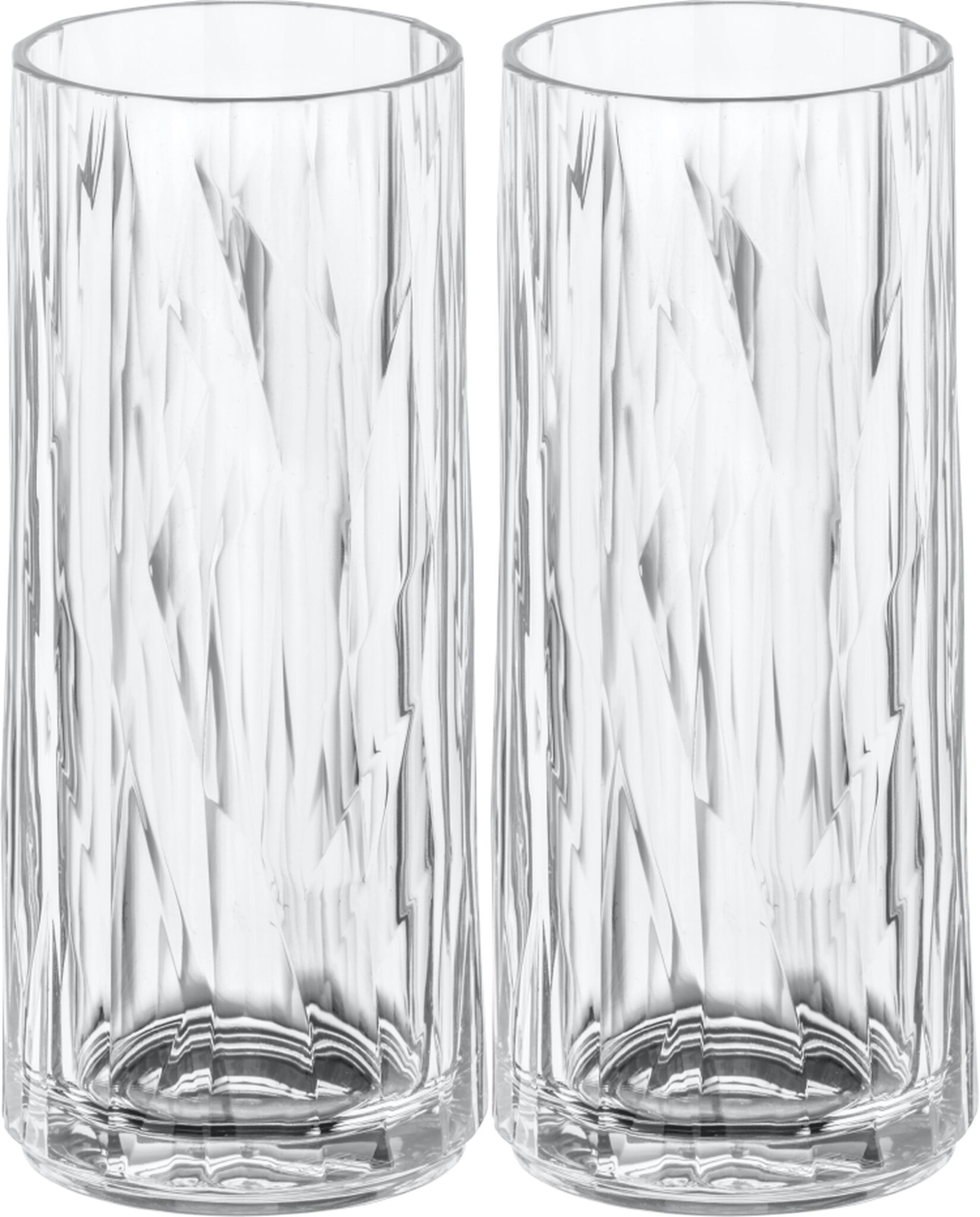 Koziol superglas Club No. 03 Longdrinkglas 250 ml set van 2 stuks