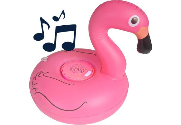 Celly Poolspeaker opblaasbare flamingo bluetooth