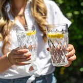 Koziol Crystal waterglas 450 ml set van 2 stuks