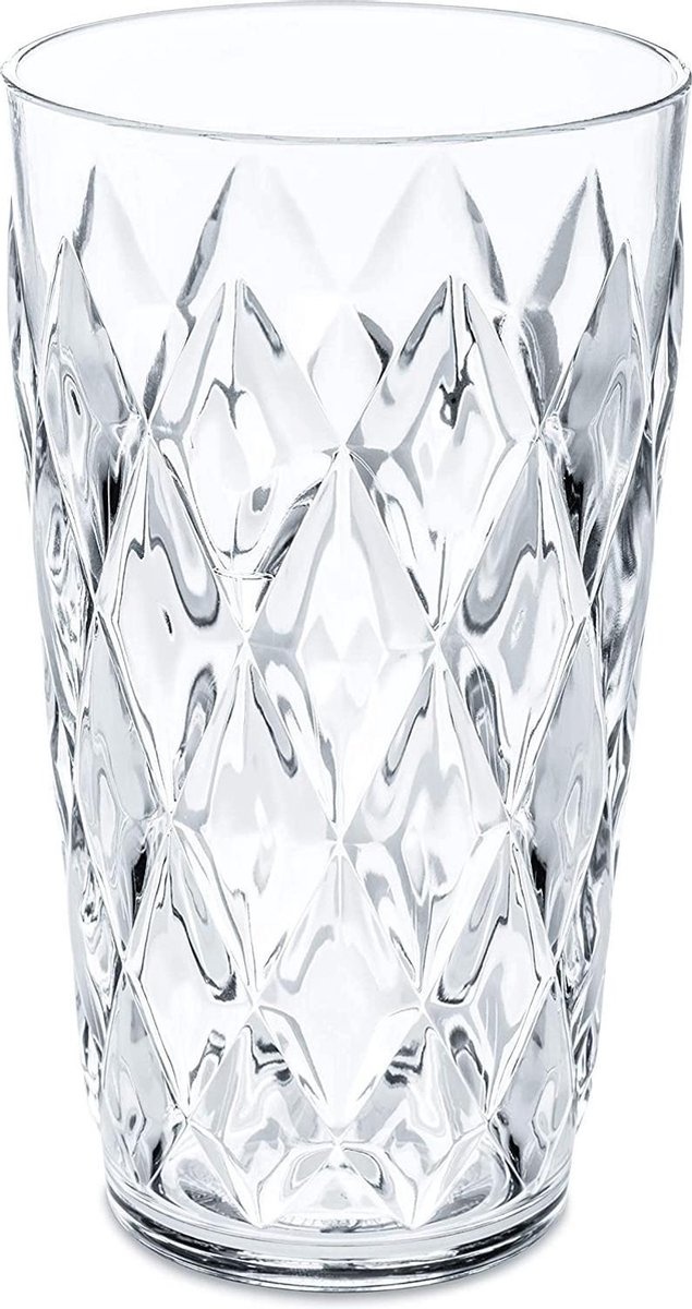 Koziol Crystal waterglas 450 ml set van 2 stuks