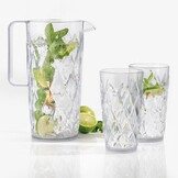 Koziol Crystal waterglas 450 ml set van 2 stuks