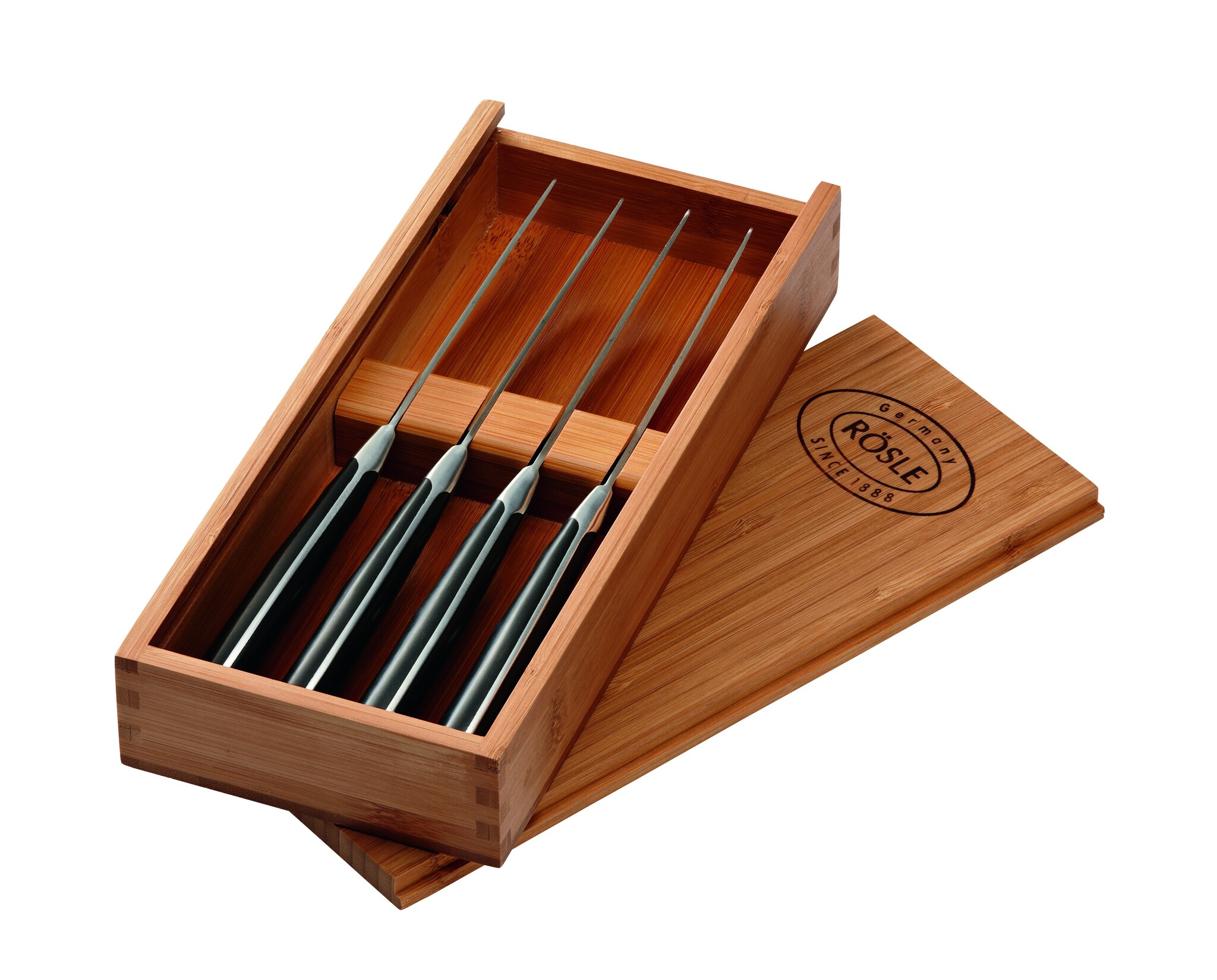 Rosle BBQ Accessoire Steak Messenset Set van 4 Stuks