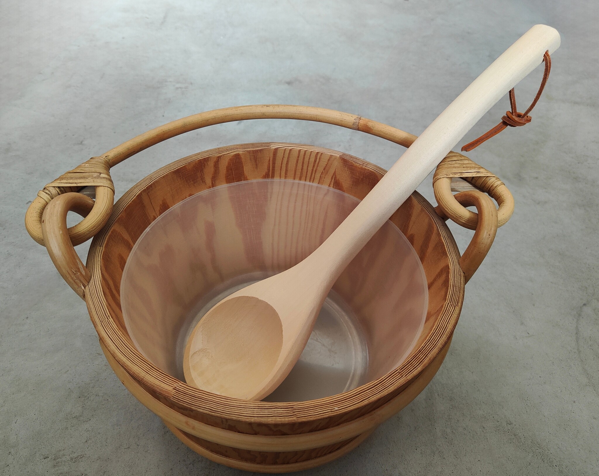 Sauna Opgietlepel Hout - 50 cm