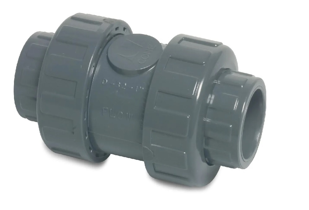 Profec PVC terugslagklep veerblast diverse maten PN 16