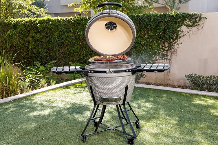 Pit Boss - Kamado Grill - Grijs | Houtskool BBQ - Showroom model