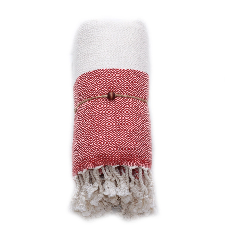 Hammam Sauna Handdoek Cadeauset Rood