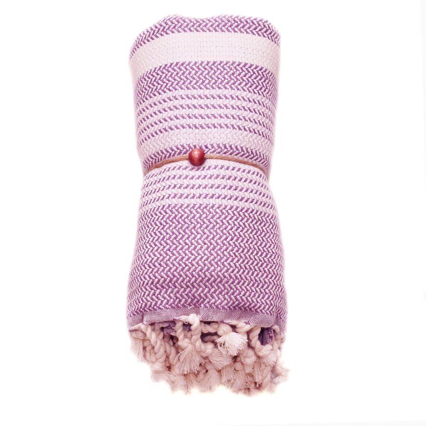 Hammam Sauna Handdoek Cadeauset Paars