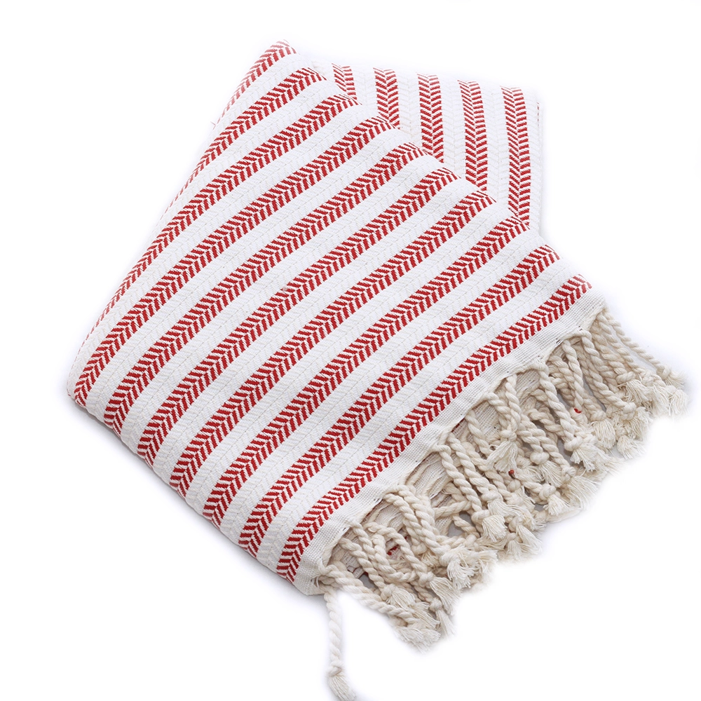 Hammam Sauna Handdoek Cadeauset Duo Rood