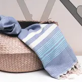 Hammam Sauna Handdoek Cadeauset Sax Blue