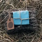 Hammam Sauna Handdoek Cadeauset Visgraat Blauw