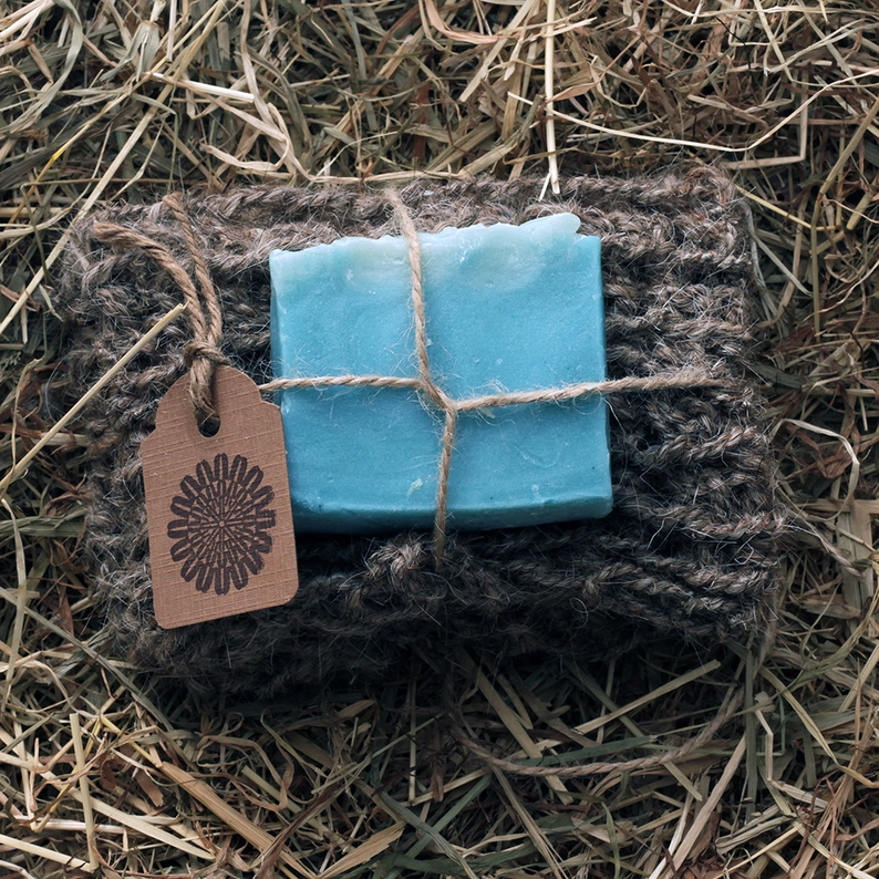 Hammam Sauna Handdoek Cadeauset Visgraat Blauw