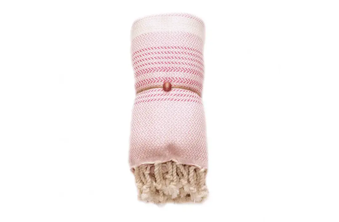 Hammam cadeau set 3-kleurig roze