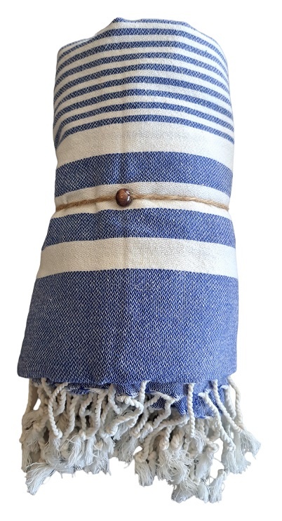 Hammam Sauna Handdoek Cadeauset Harem Blauw