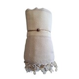 Hammam Sauna Handdoek Cadeauset Visgraat Beige