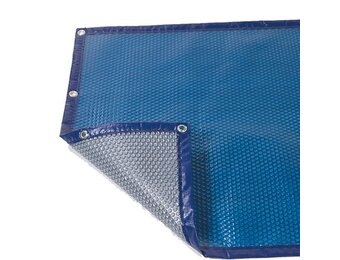 Zomerafdekking Quatro 400 micron Blauw/Zilver - B  vorm