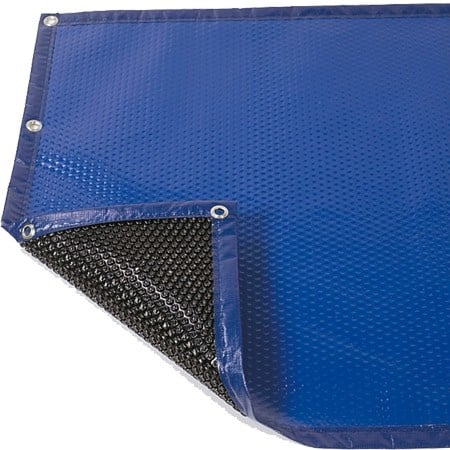 Zomerafdekking Quatro 400 micron Blauw/Zwart - A vorm