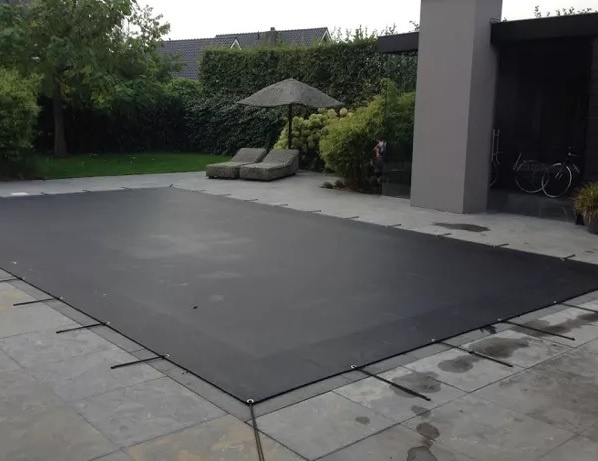 Zwembad Winter Bladernet - winternet Antraciet - Maatwerk