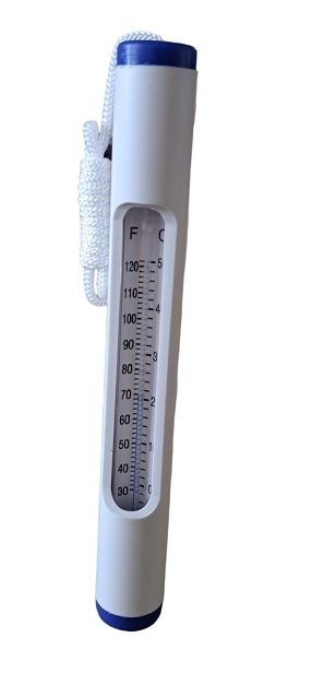 Poolstyle Thermometer Wit