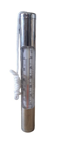 Thermometer Verchroomd