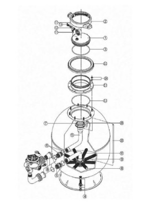 Filter ontluchter met o-ringen Kripsol Granada