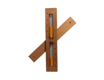 Zandloper wandmodel red ceder