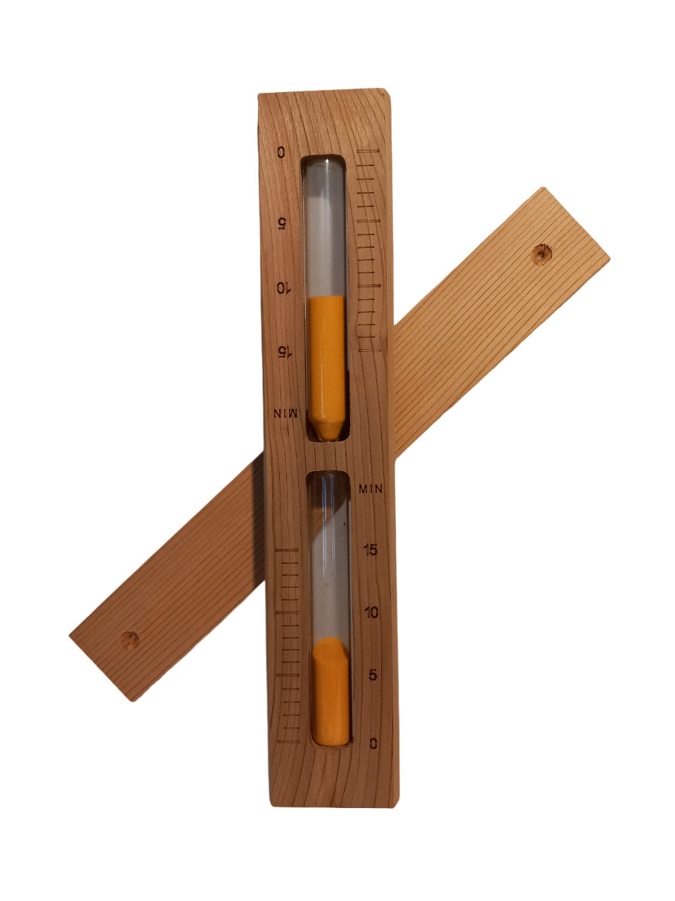 Zandloper wandmodel red ceder