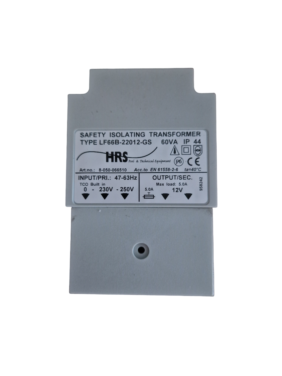 Zwembad Verlichting Transformator 1 x50 Watt