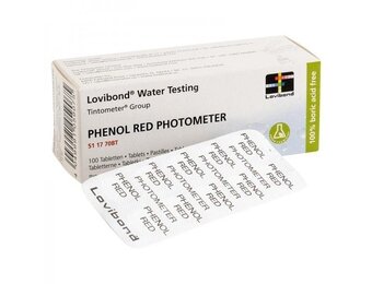 Lovibond pH navulling - Phenol red - 100 Stuks - Reagentia