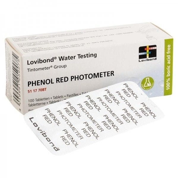 Lovibond pH navulling - Phenol red - 100 Stuks - Reagentia