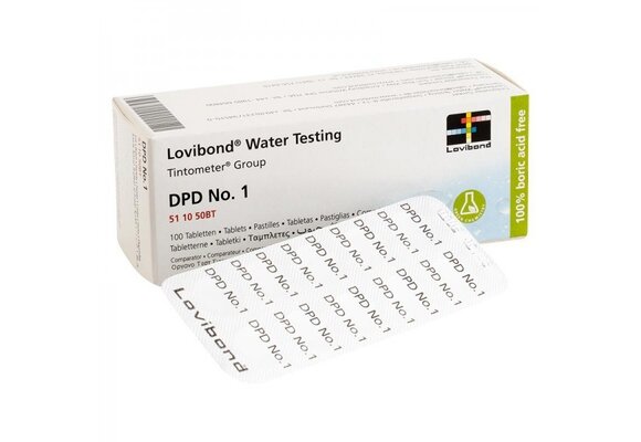Lovibond DPD 1 navulling reagens 100 Stuks - Reagentia