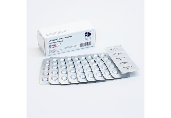 Lovibond DPD 3 navulling reagens - 100 Stuks - Reagentia