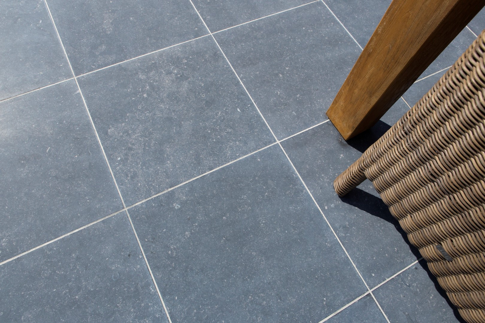 Terrastegel - Belgische blauwe hardsteen - prijs per m²