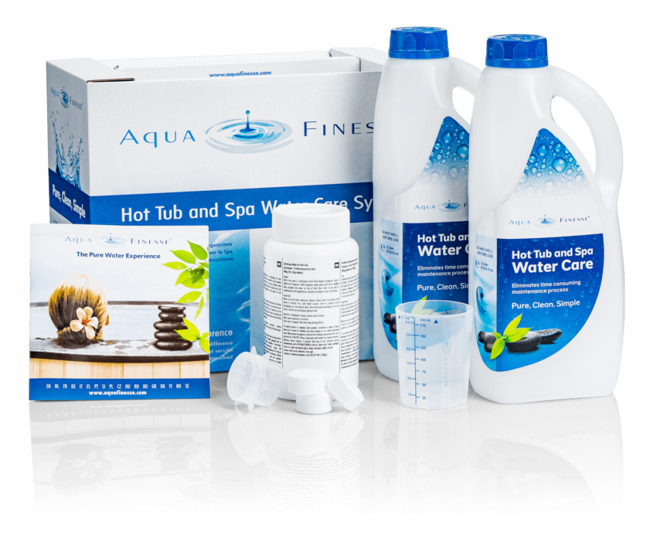 AquaFinesse Spa en Hot Tub Water Care box Nederlandse Markt